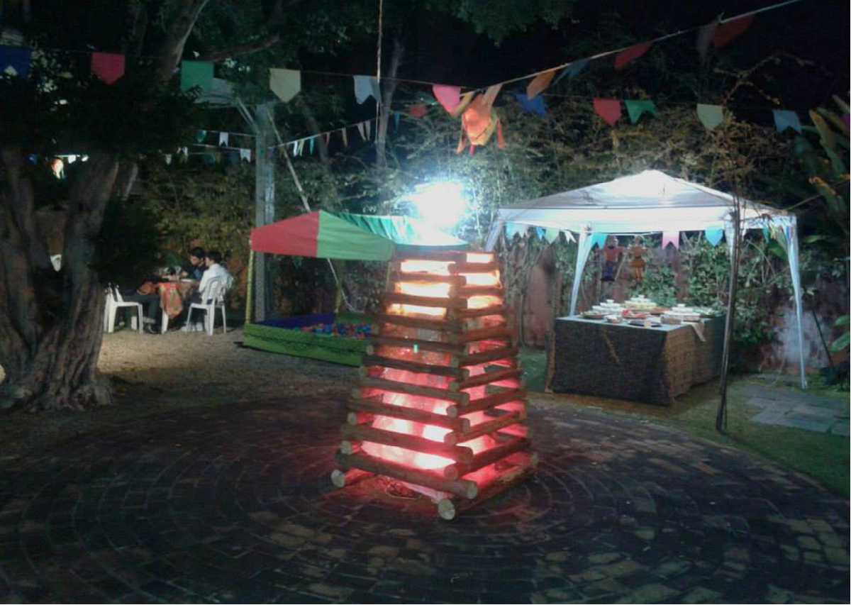 Fogueira decorativa Churrasco & Cia